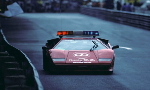 The Lamborghini Countach was used during the 1981, 1982 and 1983 Monaco GPs