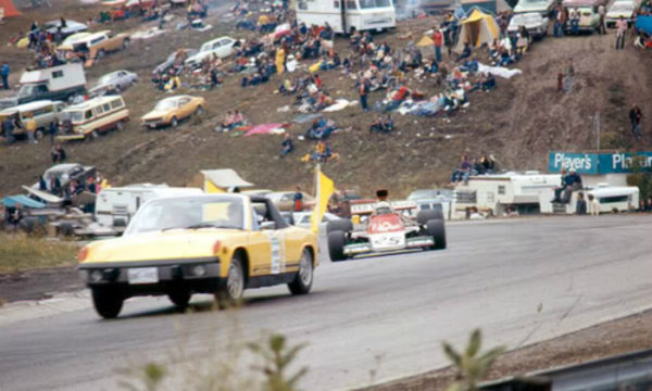 This yellow Porsche 914 was the first ever F1 safety car